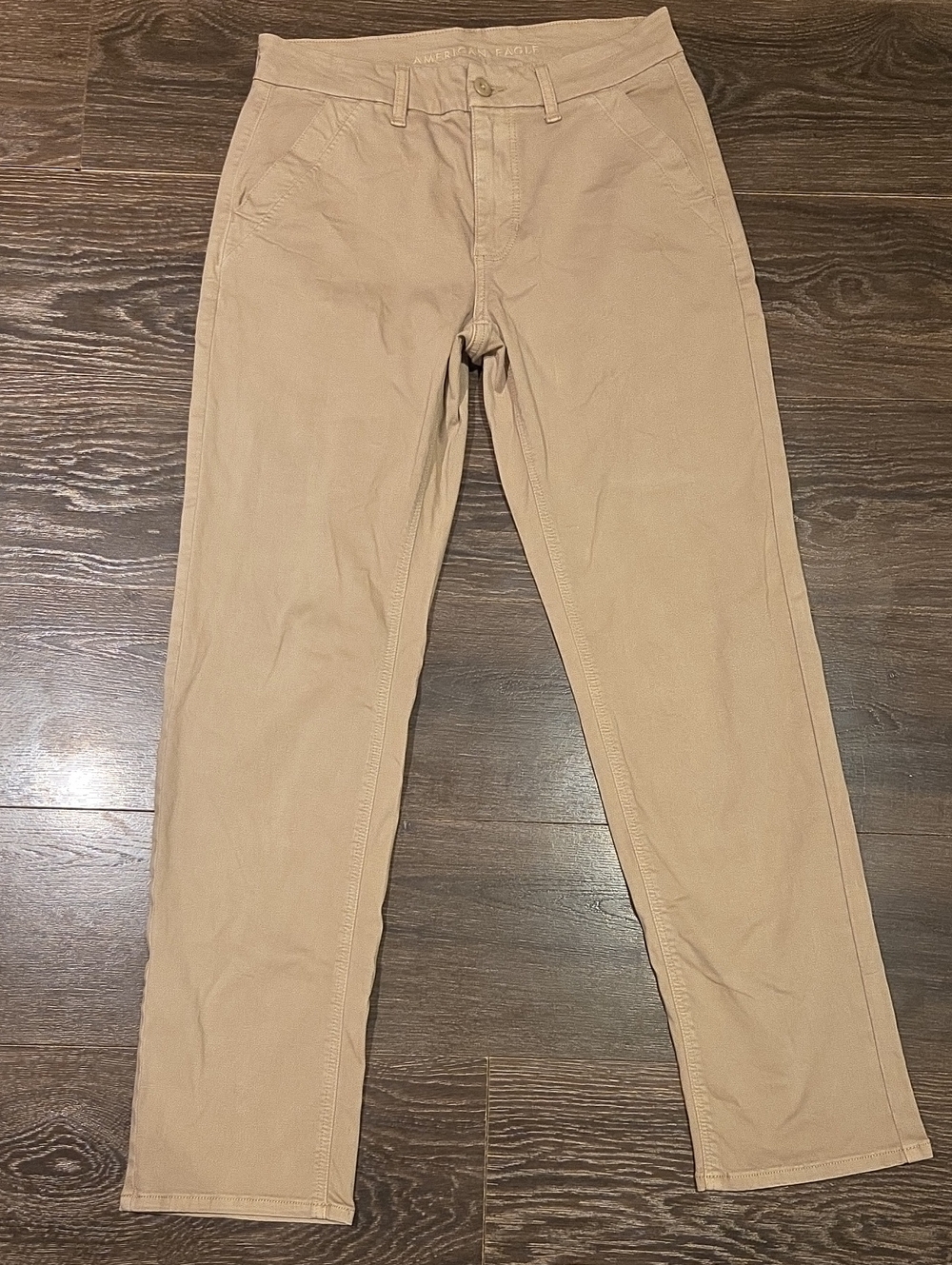 ❤️ AMERICAN EAGLE HIGH RISE STRAIGHT LEG CHINO PANTS, 4 (27)